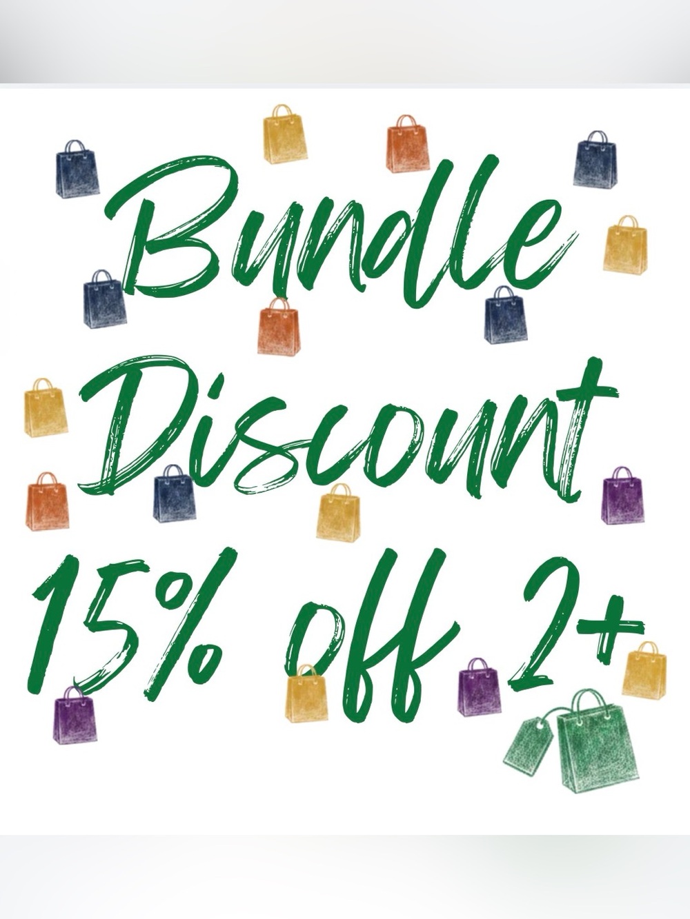 💚Bundle Discount 15% off 2+💚